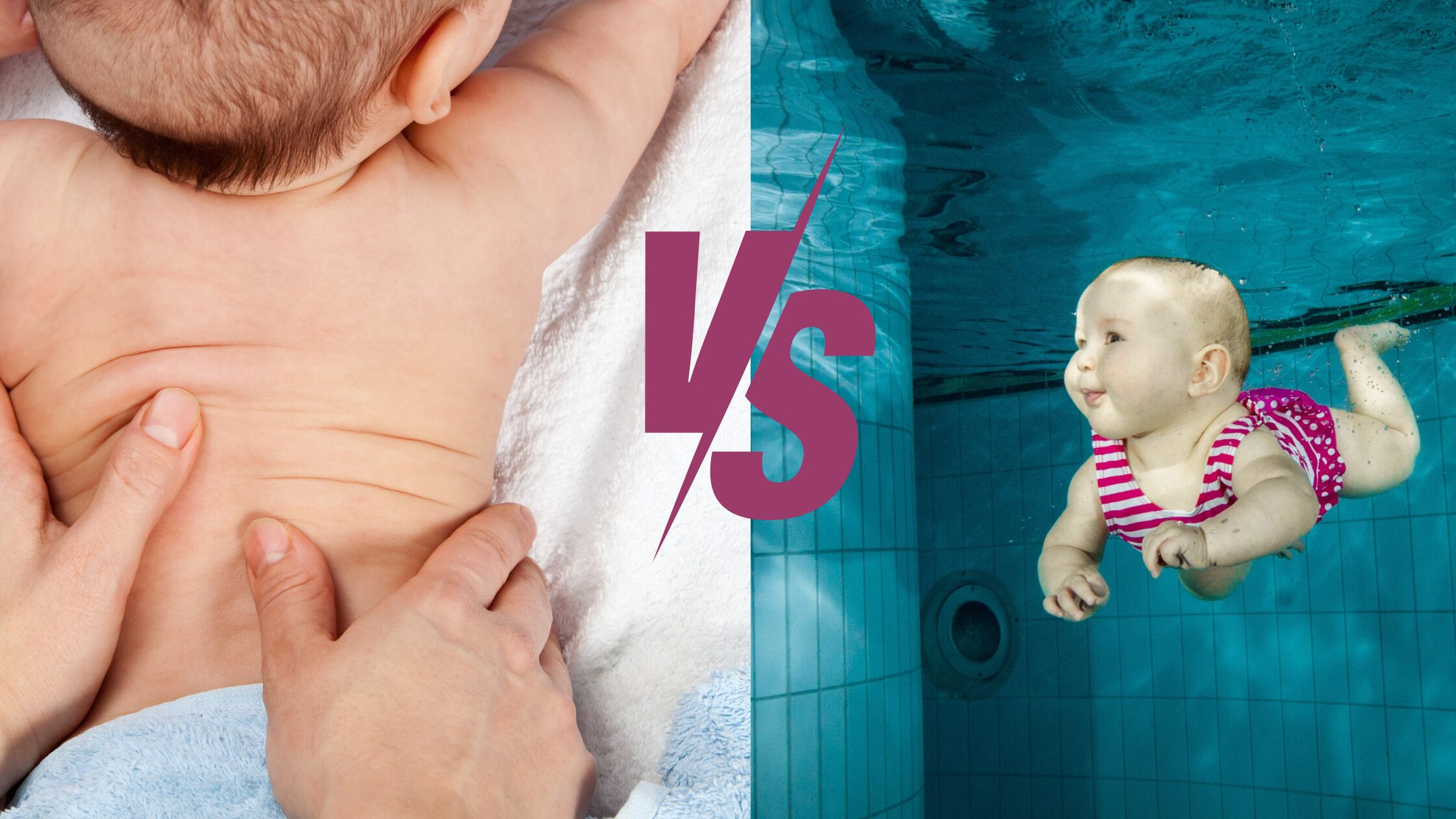 Babamasszázs vs. Babaúszás – Erősítsd a kötődést babáddal!